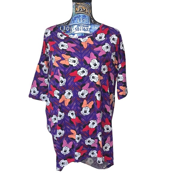 LulaRoe Minne Mouse Tunic high/low size med - Picture 1 of 7